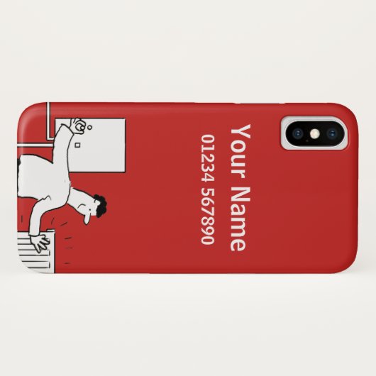Cartoon verwarmings- en leidingthema Case-Mate iPhone case (Achterkant (horizontaal))