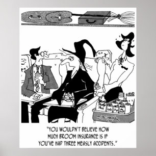 Cartoon verzekering 5221 poster