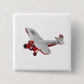 Cartoon Vierkante Button 5,1 Cm (Voorkant)