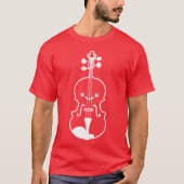 Cartoon Violin boy T-shirt (Voorkant)