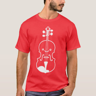 Cartoon Viool jongen T-shirt