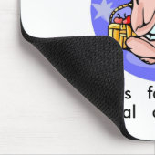 Cartoon Virgo vertrekt dierentuin Muismat (Hoek)