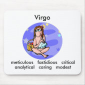 Cartoon Virgo vertrekt dierentuin Muismat (Voorkant)