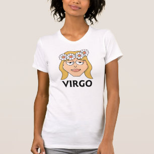 Cartoon Virgo Virgin T-shirt