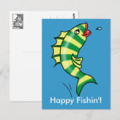 Cartoon — Vis Briefkaart (Voorkant / Achterkant)