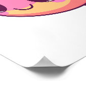 Cartoon vis illustratie poster (Hoek)