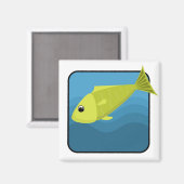 Cartoon vis magneet (Voorkant / Achterkant)