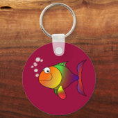 Cartoon vis sleutelhanger (Voorkant)