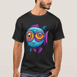 cartoon,vissen t-shirt