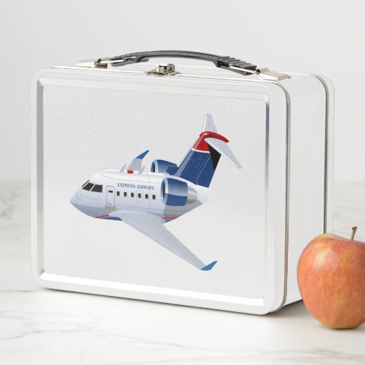 Cartoon vliegtuig (In situ)