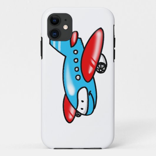 cartoon vliegtuig Case-Mate iPhone case (Achterkant)