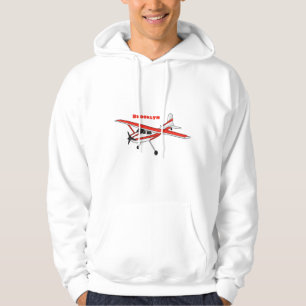 Cartoon vliegtuig hoodie