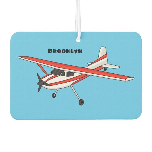 Cartoon vliegtuig luchtverfrisser (Voorkant)