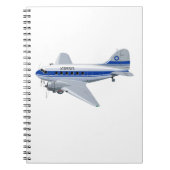 Cartoon vliegtuig notitieboek (Voorkant)