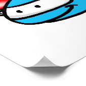 cartoon vliegtuig poster (Hoek)