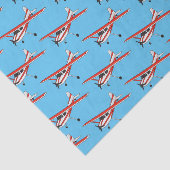 Cartoon vliegtuig tissuepapier (Detail)