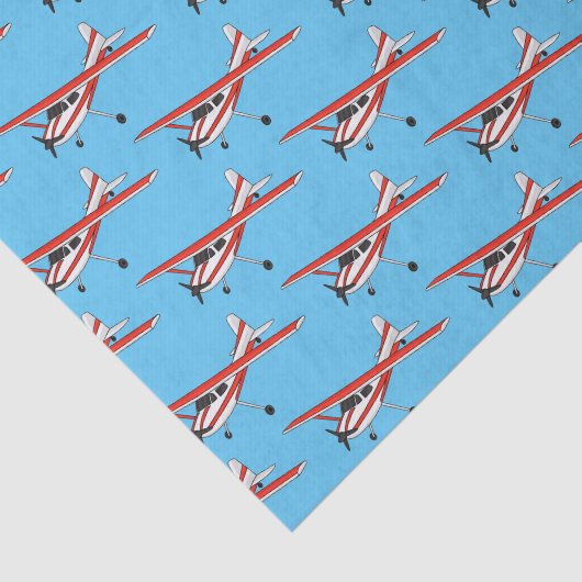 Cartoon vliegtuig tissuepapier (Detail)