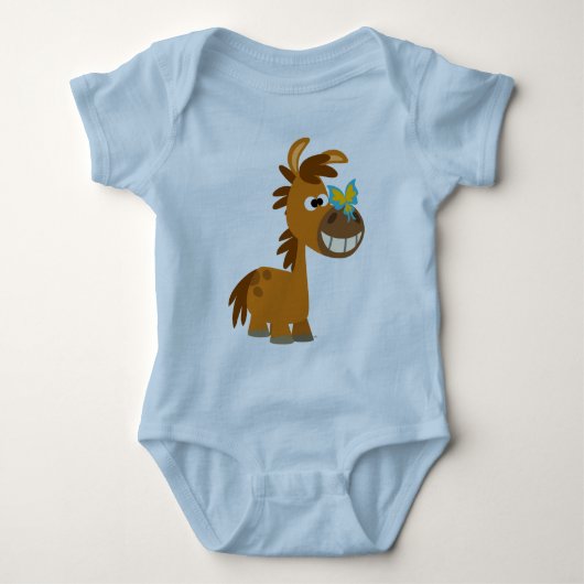 Cartoon vlinder Baby Romper (Voorkant)