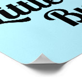 Cartoon vlinder gepersonaliseerd poster (Hoek)