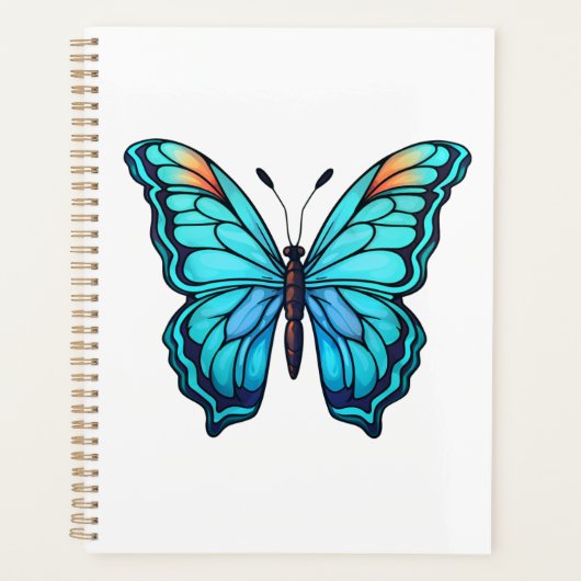 Cartoon vlinder illustratie planner (Voorkant)
