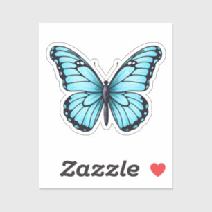 Cartoon vlinder sticker