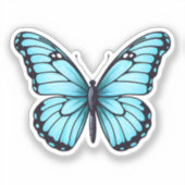 Cartoon vlinder sticker (Voorkant)
