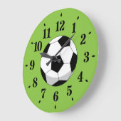 Cartoon Voetbal Grote Klok (Hoek)