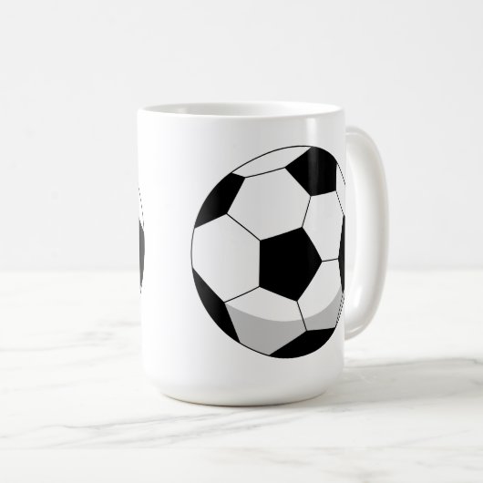 Cartoon Voetbal Koffiemok (Voorkant rechts)