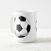 Cartoon Voetbal Koffiemok (Voorkant links)