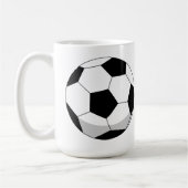 Cartoon Voetbal Koffiemok (Links)