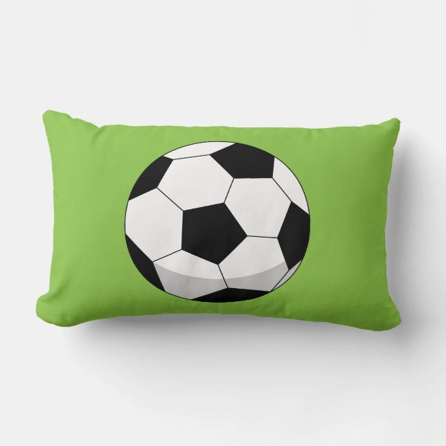 Cartoon Voetbal Kussen (Voorkant)