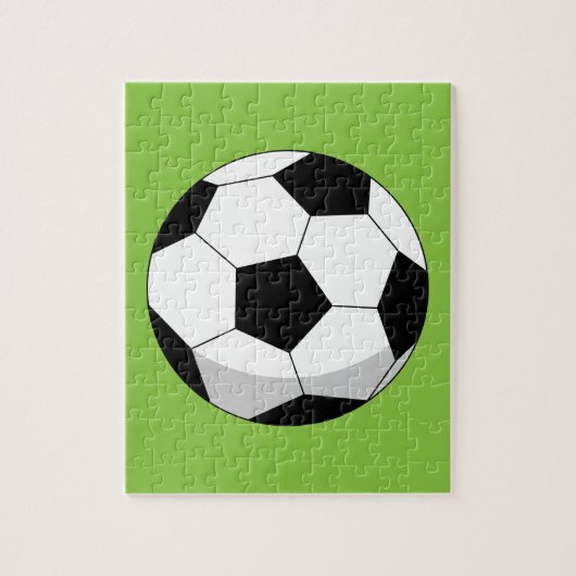 Cartoon Voetbal Legpuzzel (Verticaal)