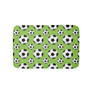 Cartoon Voetbal Patroon Badmat