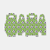 Cartoon Voetbal Patroon Bedankdoosjes (Uitgevouwen)