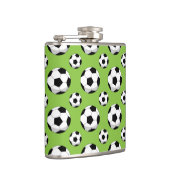 Cartoon Voetbal Patroon Heupfles (Rechts)