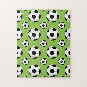 Cartoon Voetbal Patroon Legpuzzel