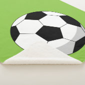 Cartoon Voetbal Sherpa Deken (3/4)