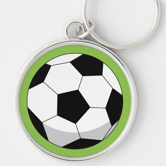 Cartoon Voetbal Sleutelhanger (Voorkant)
