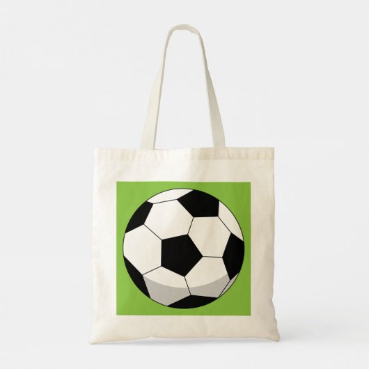Cartoon Voetbal Tote Bag (Achterkant)