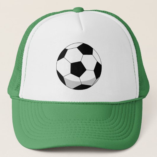 Cartoon Voetbal Trucker Pet (Voorkant)