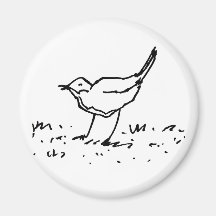 Cartoon Vogel Pen Kunst Tekening