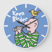 Cartoon Vogel Waarnemer & Vogel Grote Klok (Voorkant)