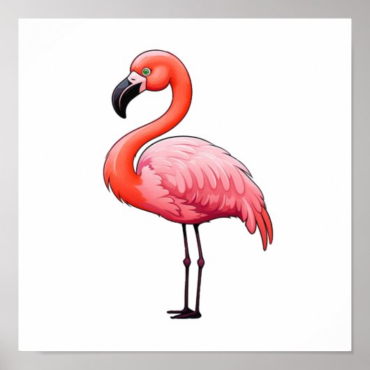 Cartoon vogelillustratie poster (Voorkant)