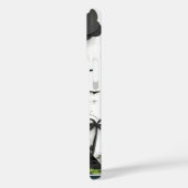 Cartoon Volcano Eruption & Palm Trees Phone Case (Achterkant / Links)