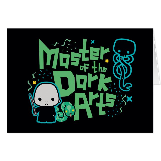 Cartoon Voldemort - Master of the Dark Arts (Voorkant Horizontaal)