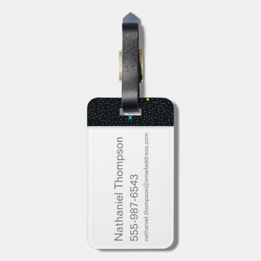 Cartoon Voldemort - Master of the Dark Arts Bagagelabel (Achterkant verticaal)