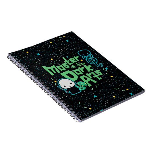 Cartoon Voldemort - Master of the Dark Arts Notitieboek (Rechterzijde)