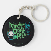 Cartoon Voldemort - Master of the Dark Arts Sleutelhanger (Achterkant)