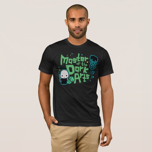 Cartoon Voldemort - Master of the Dark Arts T-shirt (Voorkant volledig)