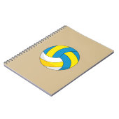 Cartoon Volleybal Notitieboek (Linkerzijde)